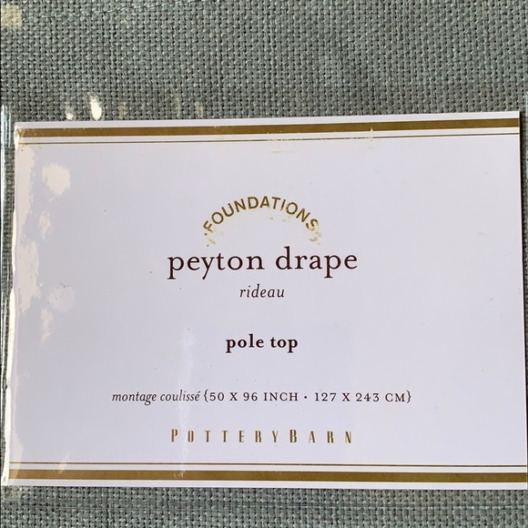 Pottery Barn Pole Top Drape 1 of 2 - Picture 2 of 3